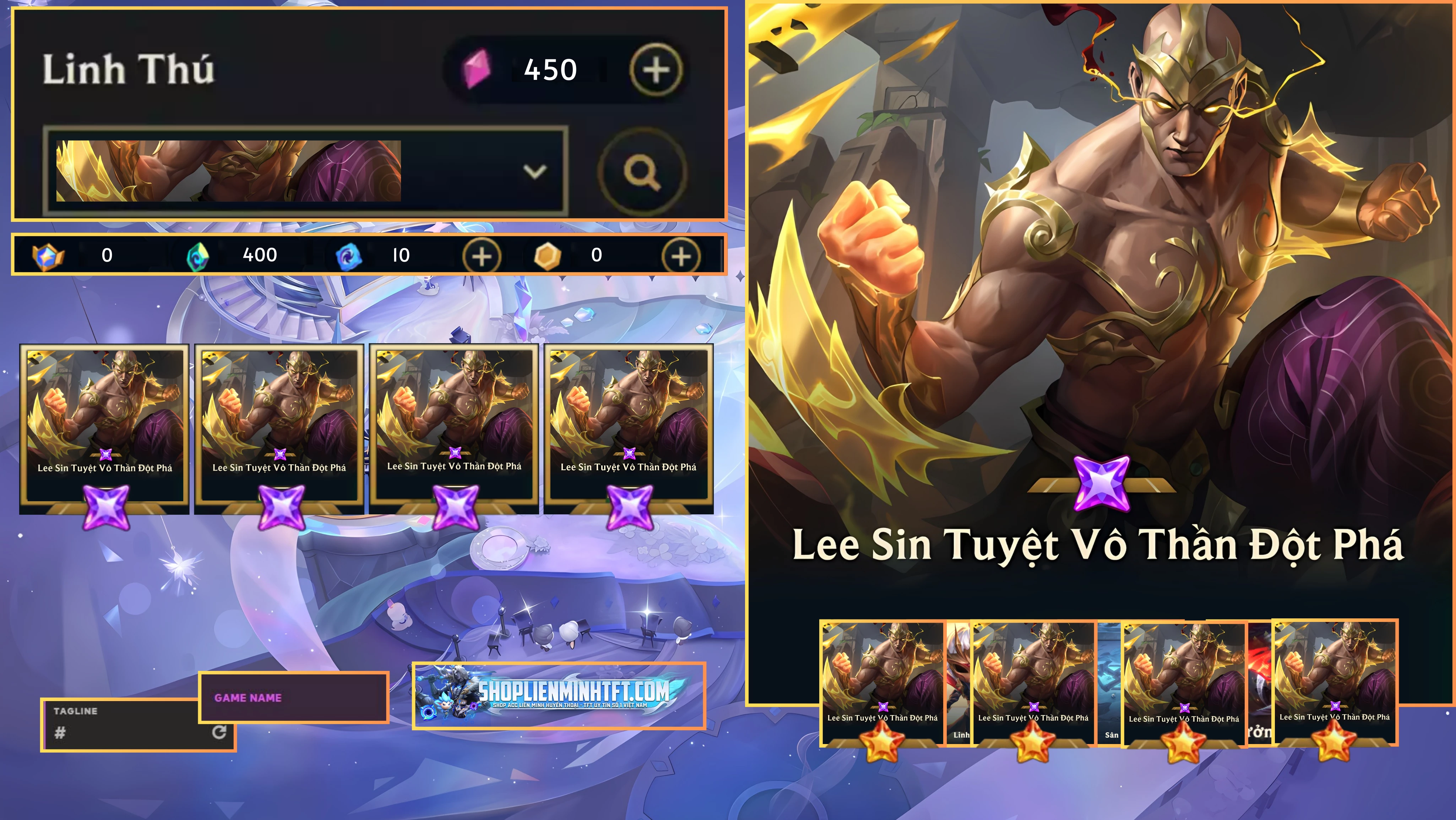 LEE SIN TUYỆT VÔ THẦN ĐỘT PHÁ ACC CLONE